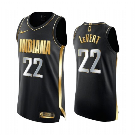 Dres Indiana Pacers Caris LeVert 22 2020-21 Crna Golden Edition Swingman